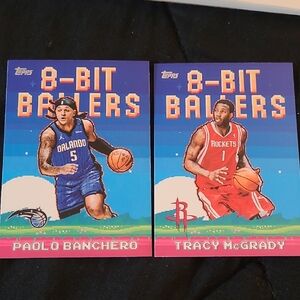 Topps 8-Bit Ballers Cards - Banchero & Mcgrady